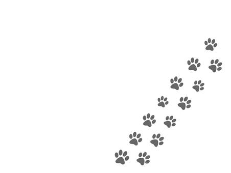 pegadas de animais fofos, JPEG and AI pegadas de animais fofos, e bonito, ilustração, gato, JPEG and AI
