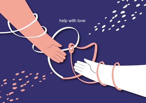 help with love, JPEG and AI help with love, illustration, symbol, art, JPEG and AI