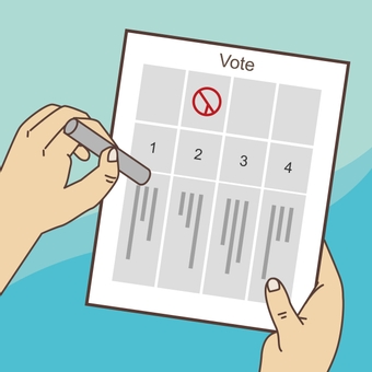 timbro di voto, illustrazione, carta, dati, JPG and AI