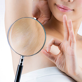 自己処理が不要な肌にするためには