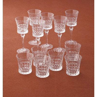 Cristal D'Arques グラスセット