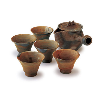 伝統工芸士　猪俣政昭作 茶器五客揃