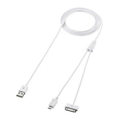 ｉＰｏｄ・ｉＰｈｏｎｅ・ｉＰａｄ＋スマートホン充電ＵＳＢケーブル