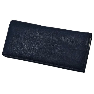 ＧＩＡＮＮＩ　ＶＡＬＥＮＴＩＮＯ ２トーンカラー長財布　ネイビー