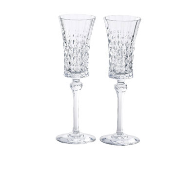 Cristal D'Arques　ペアフルートグラス