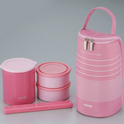 縦型保温弁当箱６４０ｍｌ　PK