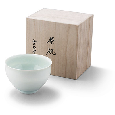 日展作家山口正右衛門作　抹茶碗