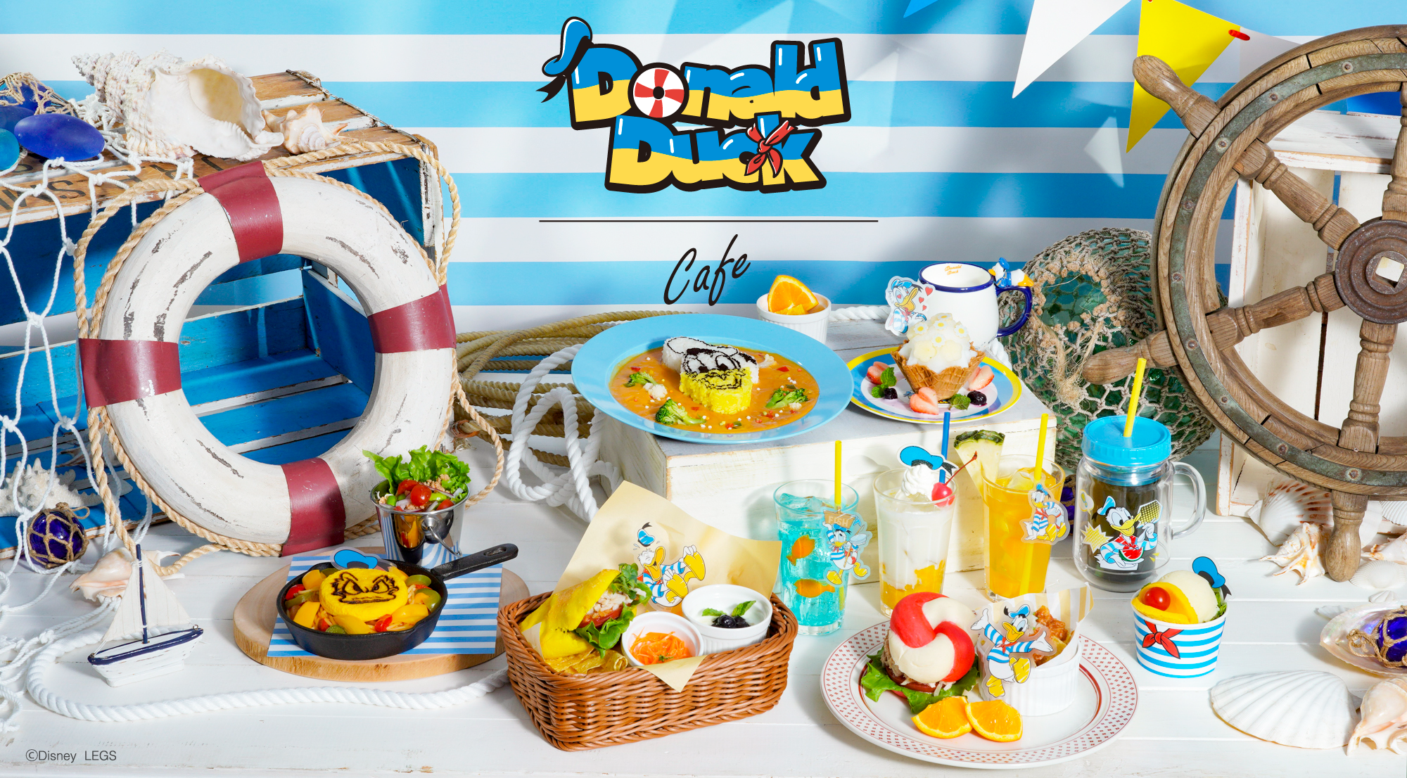 ドナルドダック Oh My Cafe