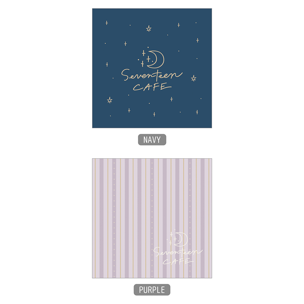 クッションカバー（NAVY/PURPLE)