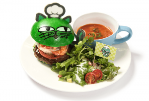 OK　CATのBBQバーガー　