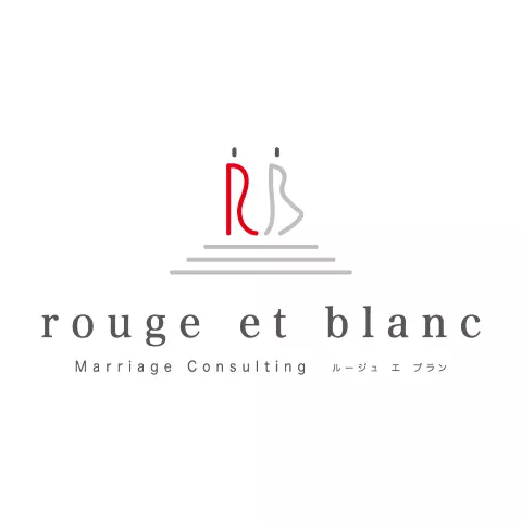 rouge et blanc (ルージュエブラン)のロゴ