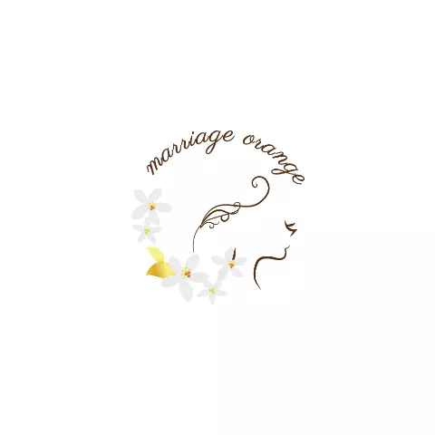 結婚相談所　オレンジのロゴ