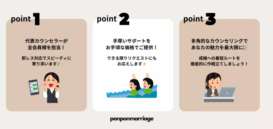 結婚相談所 ponpon marriageのイメージ画像2