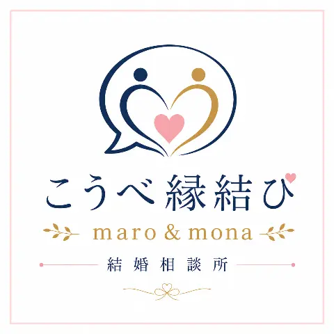 こうべ縁結び　maro&monaのロゴ