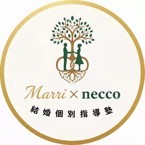結婚個別指導塾 Marri × neccoのロゴ