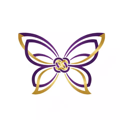 蝶結びのロゴ
