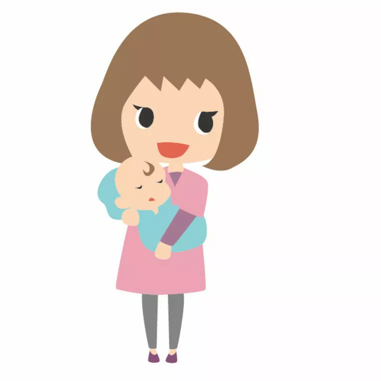 隣りの赤ちゃんがあなたに微笑みました。さて、あなたは？