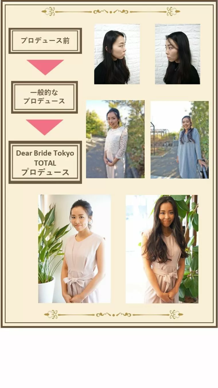魅力UPプロデュース　ビフォーアフター例のご紹介