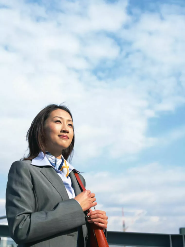 待ち姿で行動派女性が読み取れました！(^^♪