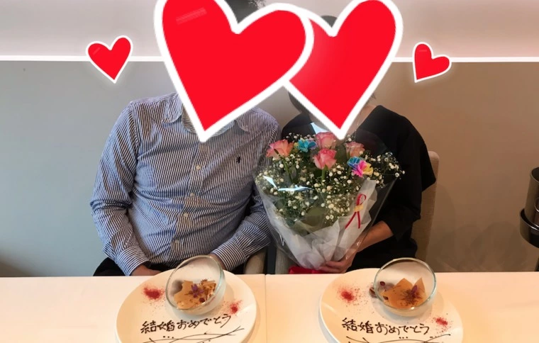 Congratulations！今日はご成婚祝い♪♪