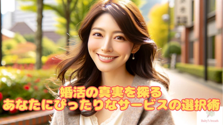 婚活の真実を探る、あなたにぴったりなサービスの選択術
