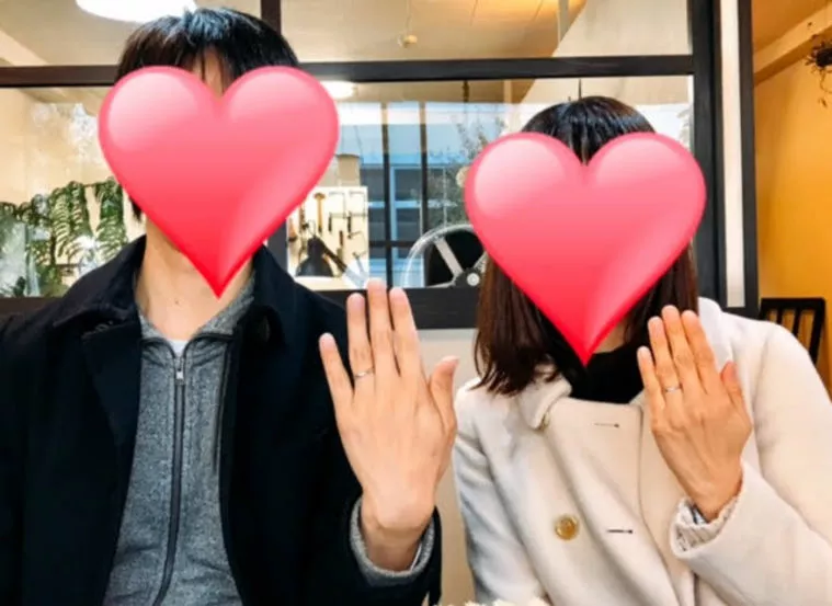 ご成婚者さんの結婚指輪