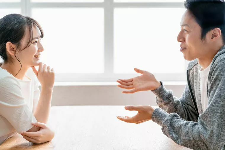 デート中の会話
