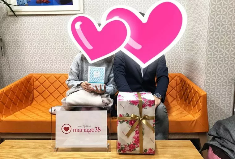 お二人一緒に成婚退会のご挨拶をいただきました♪