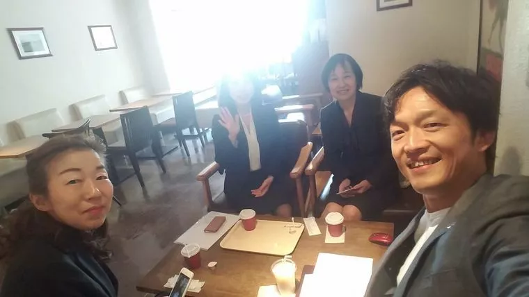 大阪の結婚相談所スタッフと打ち合わせでした。