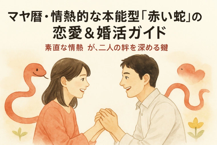 マヤ暦・情熱的な本能型「赤い蛇」の恋愛＆婚活ガイド！