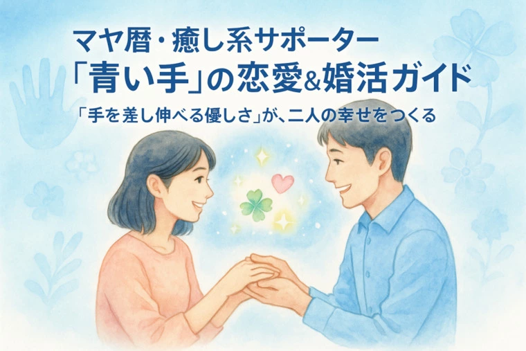 マヤ暦・癒し系サポーター「青い手」の恋愛＆婚活ガイド！