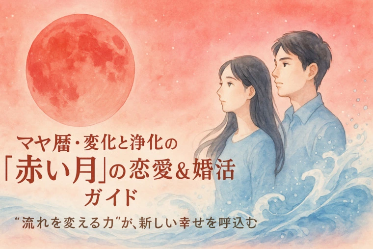 マヤ暦・変化と浄化の「赤い月」の恋愛＆婚活ガイド！