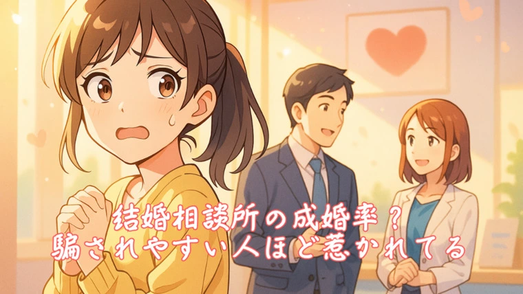 結婚相談所の成婚率？騙されやすい人ほど惹かれてる