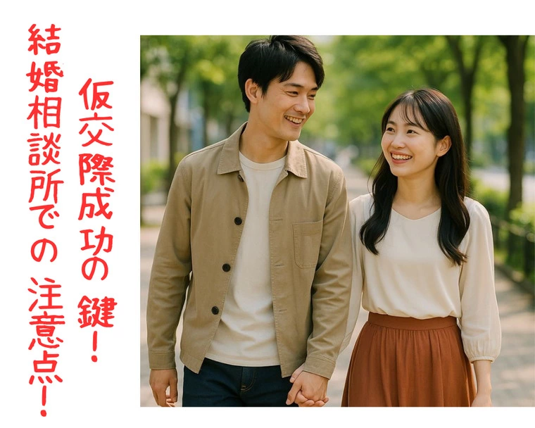 仮交際成功の鍵！結婚相談所での注意点！