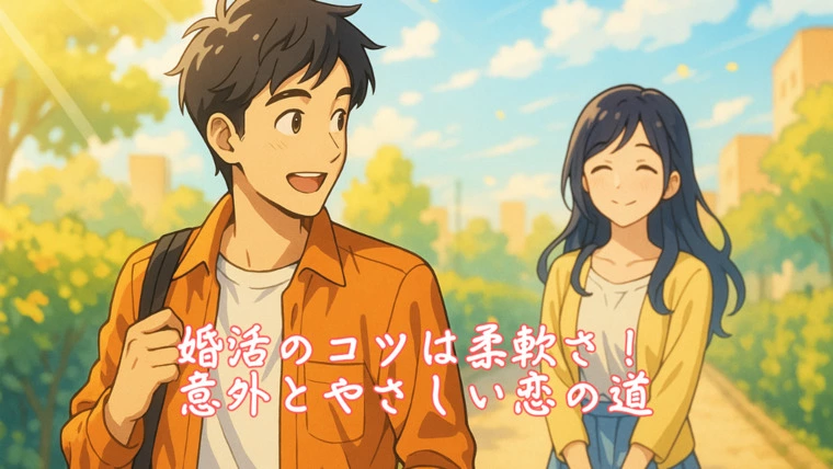 婚活のコツは柔軟さ！意外とやさしい恋の道
