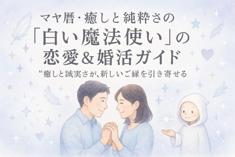 マヤ暦・癒しと純粋さの「白い魔法使い」の恋愛＆婚活ガイド