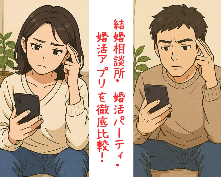 結婚相談所・婚活パーティー・アプリを徹底比較！