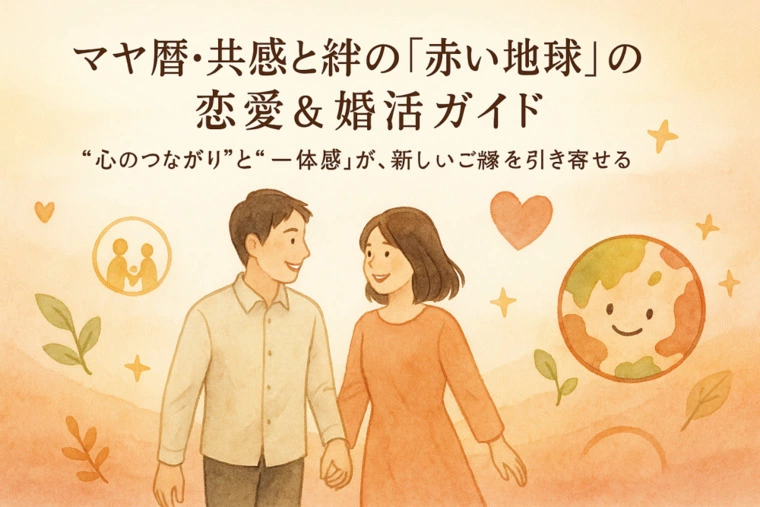 マヤ暦・共感と絆の「赤い地球」の恋愛＆婚活ガイド！ 