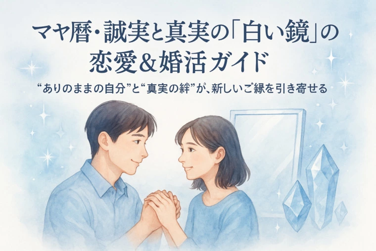 マヤ暦・誠実と真実の「白い鏡」の恋愛＆婚活ガイド！