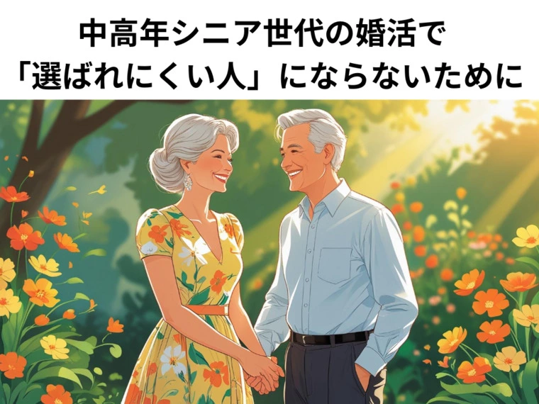 中高年シニアの婚活で「選ばれにくい人」にならないために