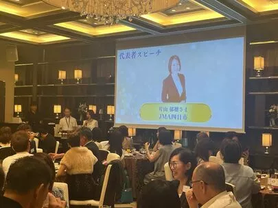 JMA四日市「IBJ東海納涼祭で表彰🏆長期加盟店の代表としてスピーチ」-3