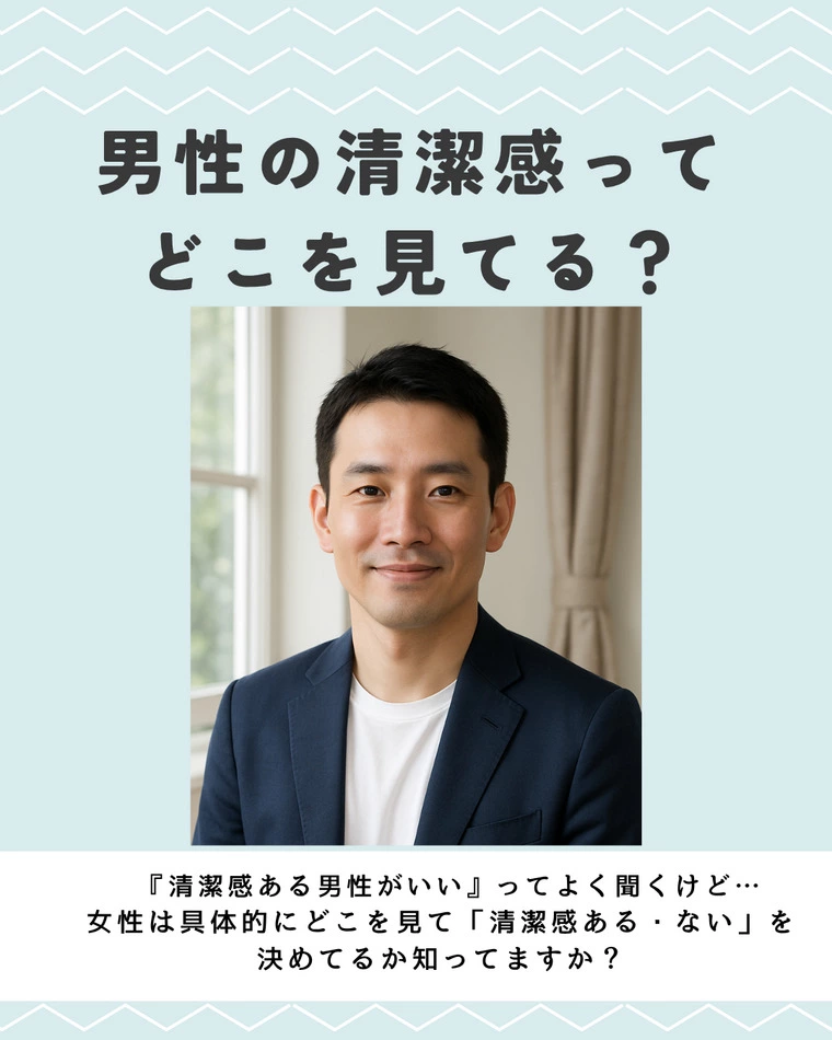 女性はよく、『清潔感のある男性がいい』っていうけど…