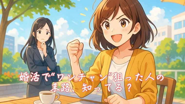 婚活で“ワンチャン”狙った人の末路、知ってる？