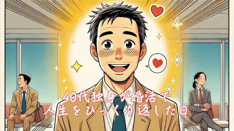 40代独身が婚活で人生をひっくり返した日