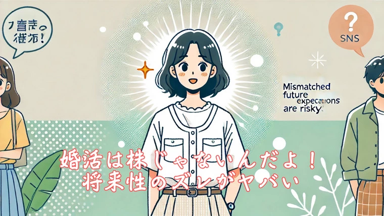 婚活は株じゃないんだよ！将来性のズレがヤバい