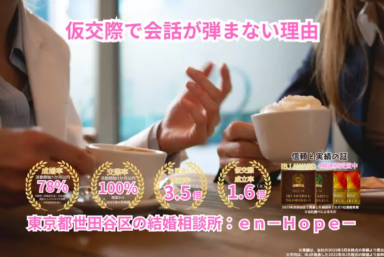 ｅｎ－Ｂｌｏｇ－#355　仮交際で会話が弾まない理由