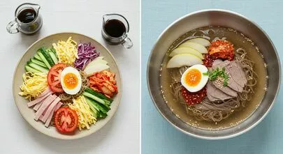 たかなしや「冷やし中華VS韓国冷麺！」-2