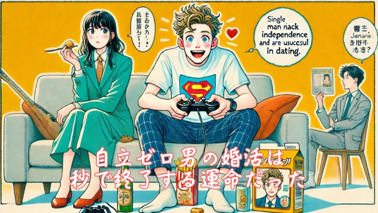 自立ゼロ男の婚活は秒で終了する運命だった