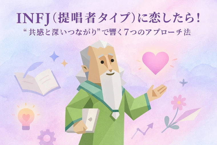 INFJ（提唱者タイプ）に恋したら！アプローチ方法