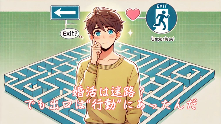 婚活は迷路？でも出口は“行動”にあったんだ